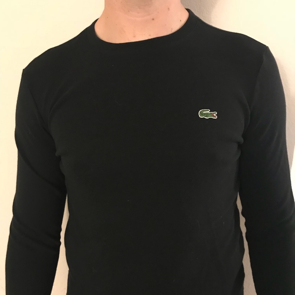 Black Lacoste long sleeve